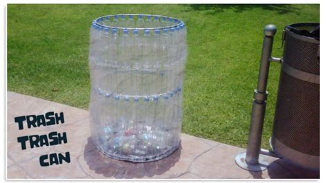 How To Make Trash Can Using Plastic Bottles