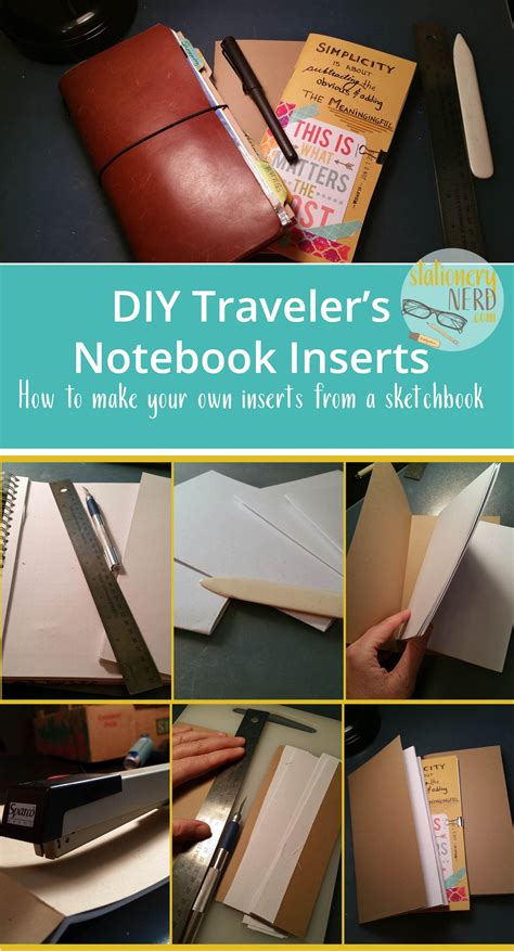 How To Make Travelers Notebook Inserts