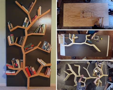 How To Make Tree Bookshelf