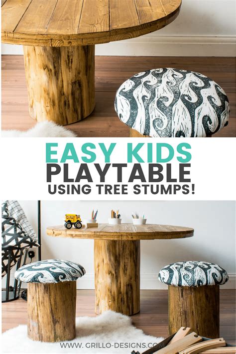 How To Make Tree Trunk Table