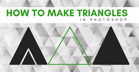 How To Make Triangles In Photoshop