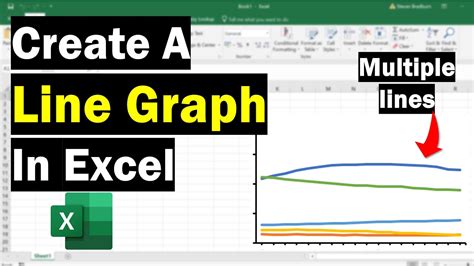 how to make two lines in one graph excel