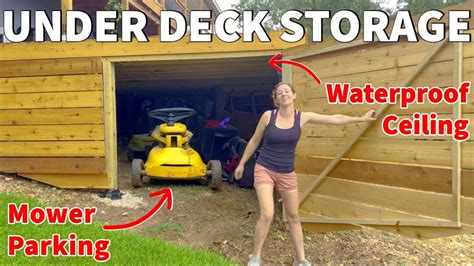 How To Make Under Deck Rain Proof