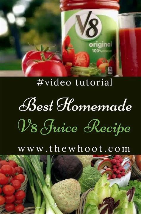 How To Make V8 Juice In A Blender