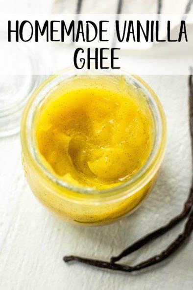 How To Make Vanilla Ghee
