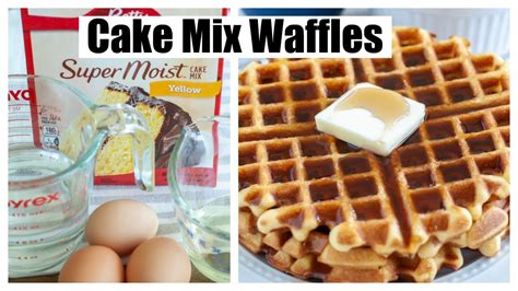How To Make Waffles Using Cake Mix
