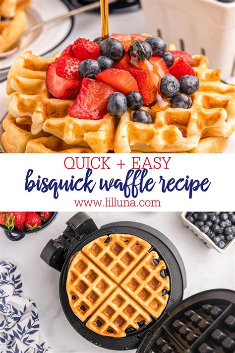 How To Make Waffles With Bisquick Without Eggs