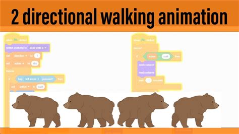 how to make walking animation scratch