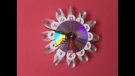 How To Make Wall Clock With Cd