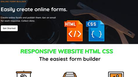 how to make website using html and css with source code