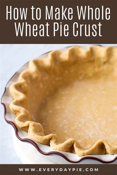 how to make whole wheat pie crust