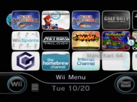 how to make wii menu corrupted