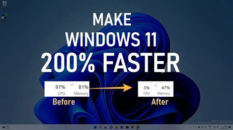 how to make windows 11 faster using cmd