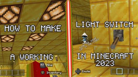 How To Make Working Light In Minecraft