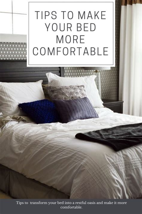 how to make your bed more comfortable