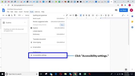 how to make your computer read to you on google docs