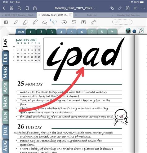 how to make your handwriting on goodnotes