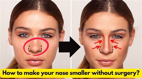 how to make your nose slimmer