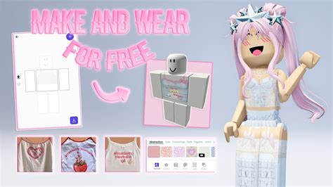 how to make your own outfit in roblox for free