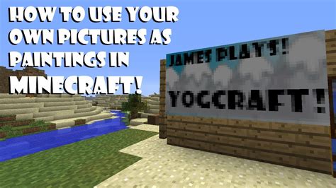 How To Make Your Own Painting In Minecraft Java
