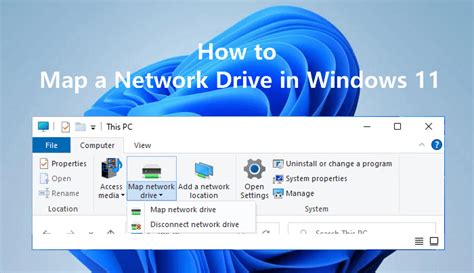 how to map a network folder in windows 11