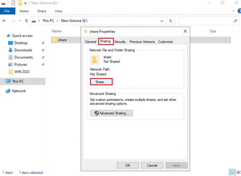how to map shared folder in windows server core