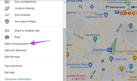 how to mark a place on google maps for future reference