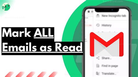 how to mark all emails as read in gmail app android