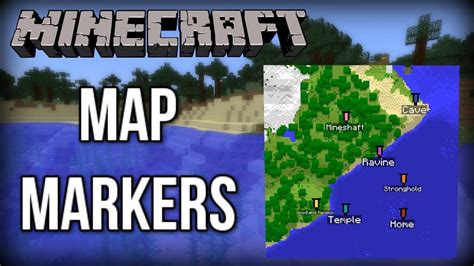 how to mark points on a map in minecraft