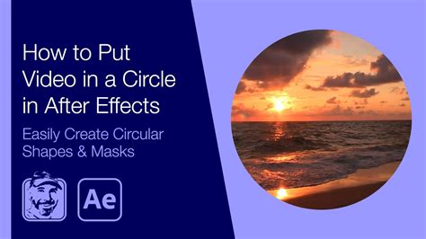 how to mask a circle in after effects