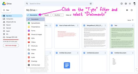 how to mass delete documents on google docs