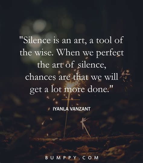 how to master the art of silence