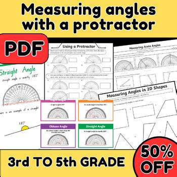 How To Measure Angles With A Protractor 5Th Grade