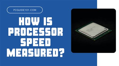 how to measure computer processing speed