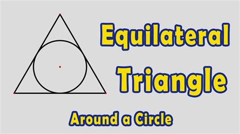 How To Measure Equilateral Triangle In Circle