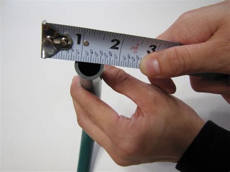 how to measure garden hose diameter