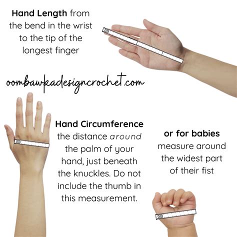 how to measure hand size for mittens