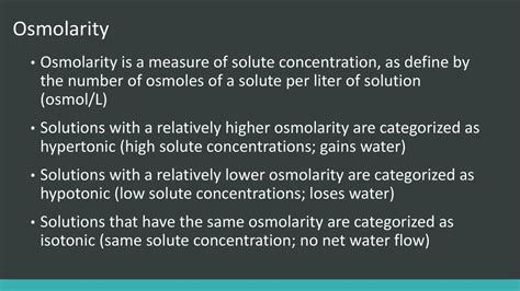 How To Measure Osmolarity Of A Solution