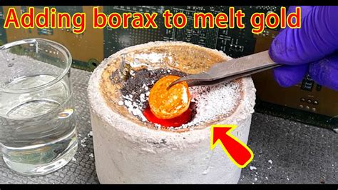 How To Melt Gold With Borax