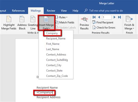 how to merge excel sheet with word document