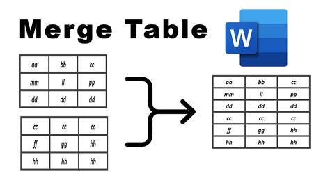 How To Merge Multiple Tables Into One Table In Word