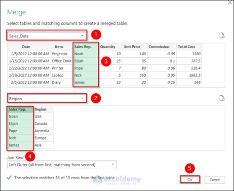 how to merge three tables in power query