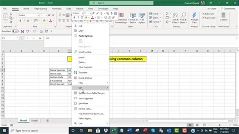 Merge Excel Sheets Easily