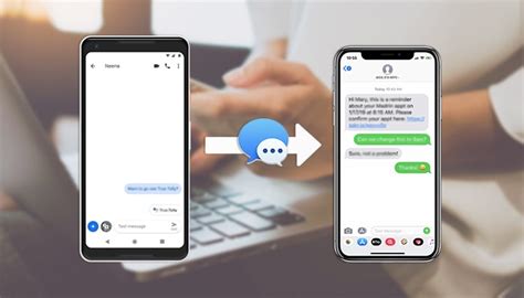 how to message iphone from android