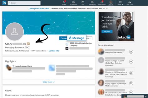 how to message on linkedin if not connected