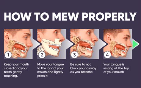 how to mew for jawline