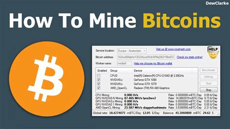 how to mine for bitcoin