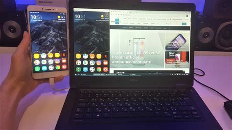 how to mirror android phone to pc monitor