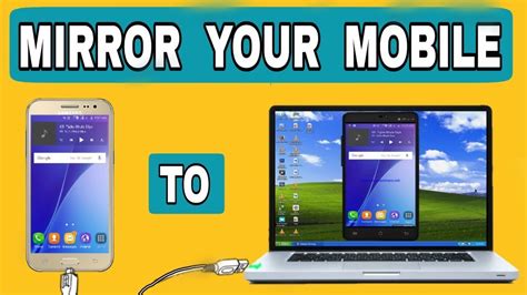 how to mirror android phone to pc using usb cable