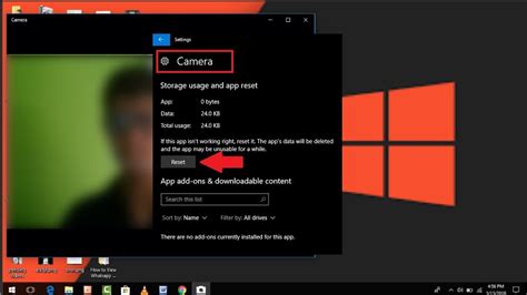 how to mirror camera on windows 10